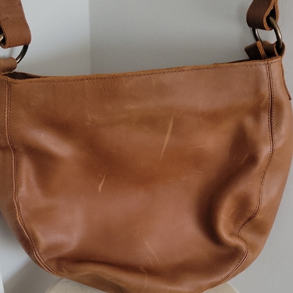 ABLE Leather Shoulder Hobo Bag - Picture 7 of 9